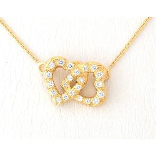 ティファニー(Tiffany & Co.)のダブルハート　ダイヤモンド　【中古】　商品番号 01-E148419(ネックレス)