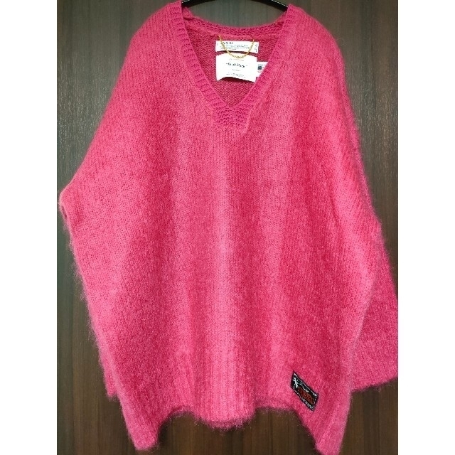 ALLEGE - dairiku molly V-neck Mohair Knit pinkの通販 by Saki's 