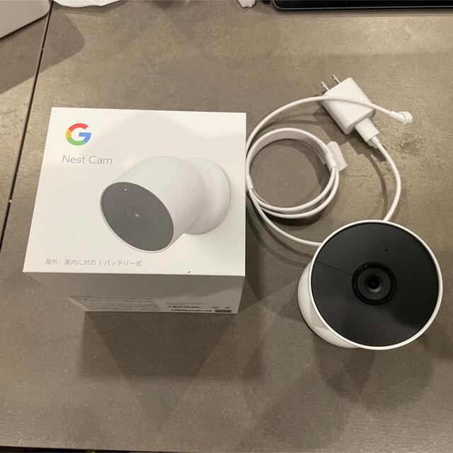 Google(グーグル)のGoogle Nest Cam 使用品 スマホ/家電/カメラのスマホ/家電/カメラ その他(防犯カメラ)の商品写真