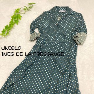 ユニクロ(UNIQLO)の【UNIQLO / INES DE LA FRESSANGE】ワンピース　M　(ロングワンピース/マキシワンピース)