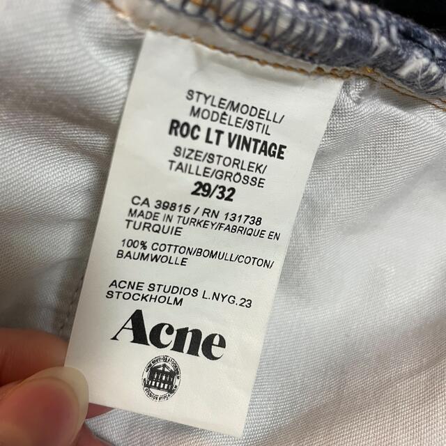 ACNE(アクネ)のAcne Roc Lt Vintage 29/32 アクネ デニム メンズのパンツ(デニム/ジーンズ)の商品写真