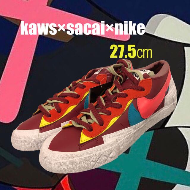 KAWS × sacai × Nike Blazer Low 27.5 - スニーカー