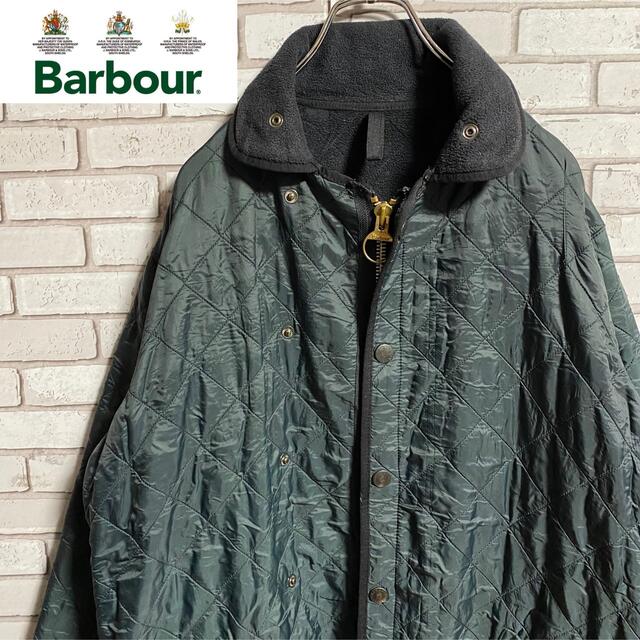 Barbour(バーブァー)の90s 古着 バブアー キルティングジャケット イングランド製 トラッドスタイル メンズのジャケット/アウター(モッズコート)の商品写真