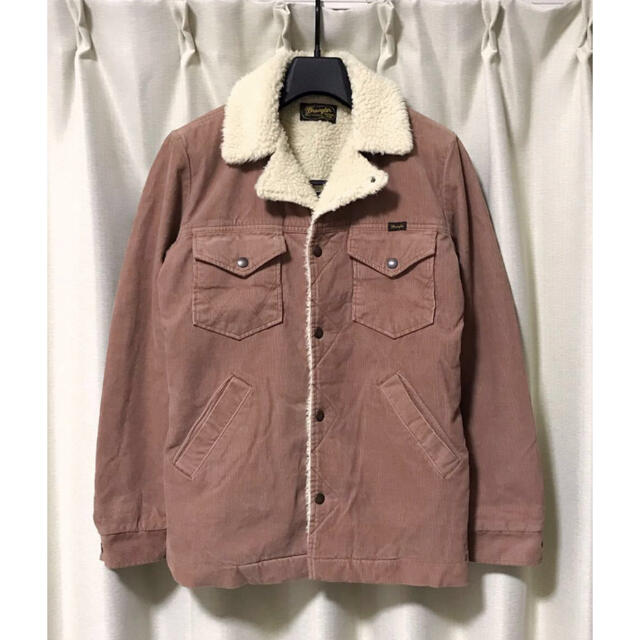 画像にてご確認くださいませwrangler×BEAMS / 別注 コーデュロイ ボアジャケット◎メンズＭ緑