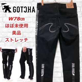 ガッチャ(GOTCHA)の☆ほぼ未使用☆ GOTCHA ガッチャ ストレッチ チノパン サイドライン 刺繍(チノパン)