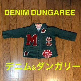 デニムダンガリー(DENIM DUNGAREE)のデニムアンドダンガリー 90 ミッキーコラボ　スウェットカーディガン(カーディガン)