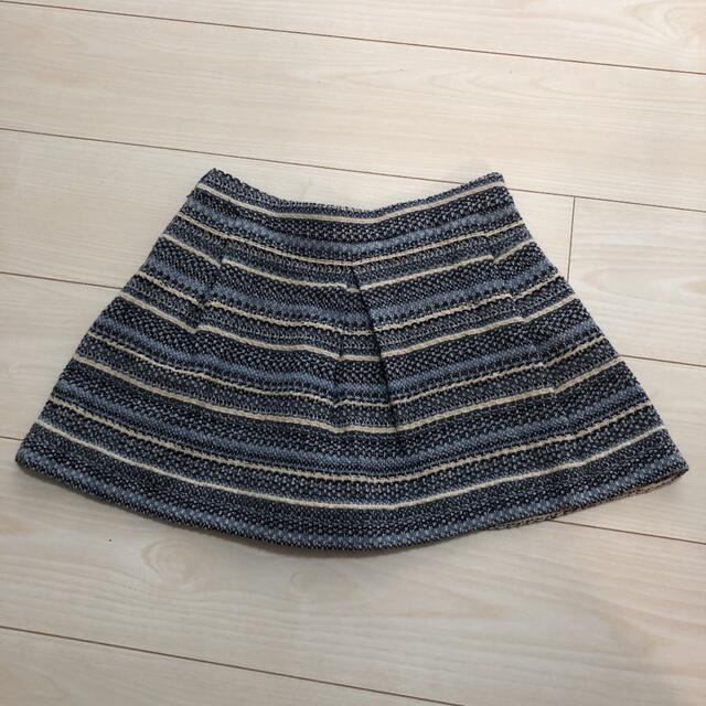 ZARA(ザラ)の新品　ZARA ツイードスカート キッズ/ベビー/マタニティのキッズ服女の子用(90cm~)(スカート)の商品写真