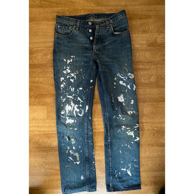 ショッピング通販 HELMUT LANG 1998イタリア製ダメージデニムペイント