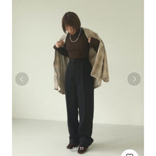 トゥデイフル(TODAYFUL)のtodayful Pique Tuck Trouser(カジュアルパンツ)