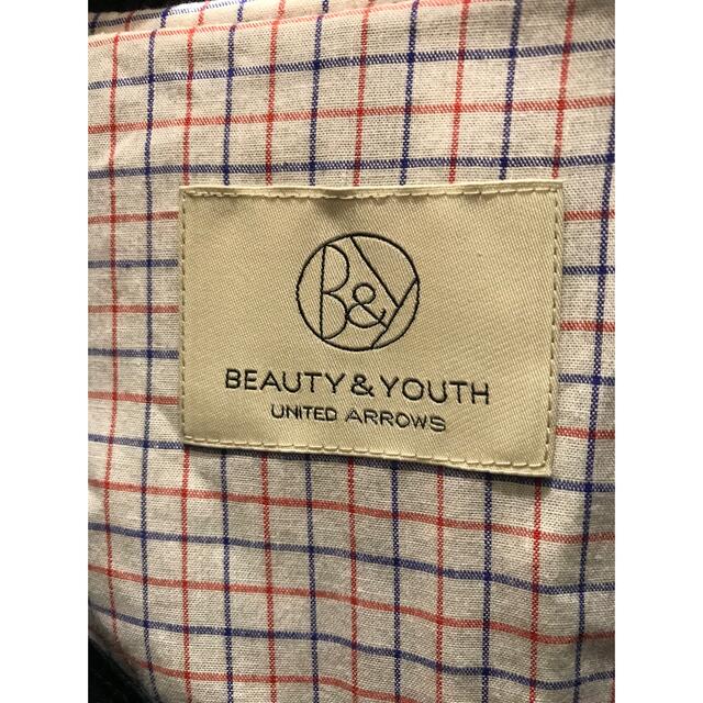 BEAUTY&YOUTH UNITED ARROWS(ビューティアンドユースユナイテッドアローズ)の【未使用新品】ユナイテッドアローズ　ブルゾン　襟付き　ネイビー　コットン100% メンズのジャケット/アウター(ブルゾン)の商品写真