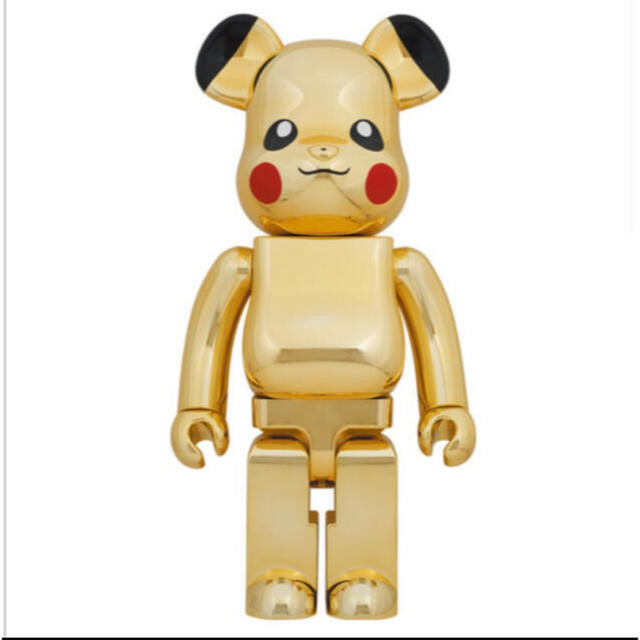 BE@RBRICK　ピカチュウゴールドクローム 100%400%