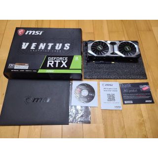 MSI GeForce RTX 2080 VENTUS 8G OC 中古(PCパーツ)