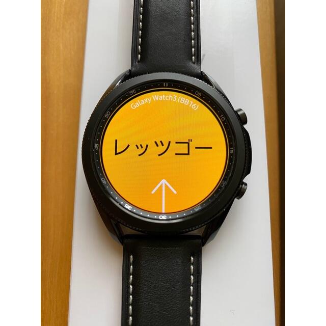 SAMSUNG(サムスン)のSamsung Galaxy Watch3 SM-R840NZKAXJP中古 スマホ/家電/カメラのスマートフォン/携帯電話(その他)の商品写真