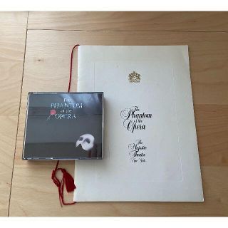 ミュージカル「オペラ座の怪人」ＣＤ/1987＆NY劇場パンフレット1988(演芸/落語)