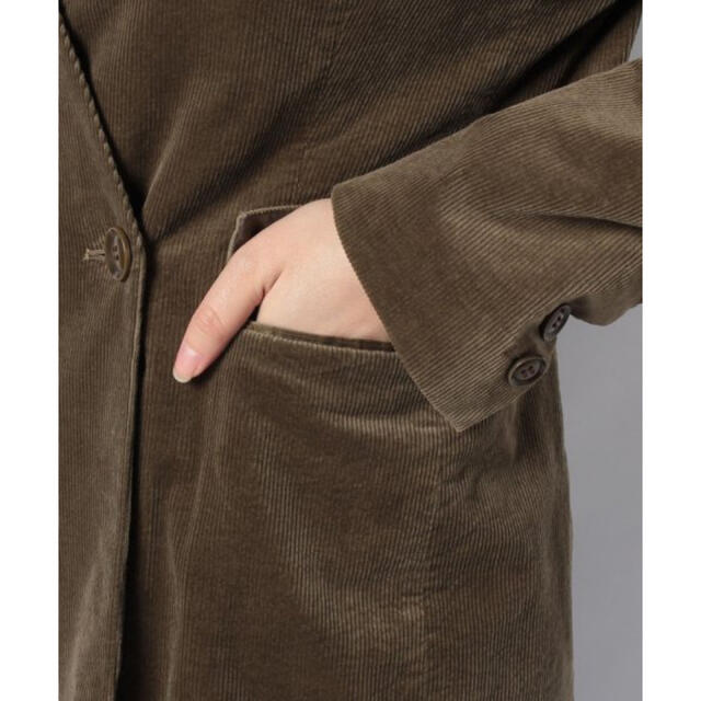 新品✨タグ付き♪定価20,900円　上品　シック　ジャケット　ブラウン　大特価 レディースのジャケット/アウター(その他)の商品写真
