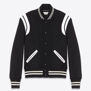 サンローラン(Saint Laurent)のSAINT LAURENT teddy jacket 46 エディ期(スタジャン)