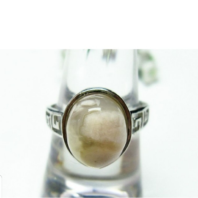 極品天然AAA桜メノウ チェリーブロッサムアゲート 指輪[T275-19419] レディースのアクセサリー(リング(指輪))の商品写真
