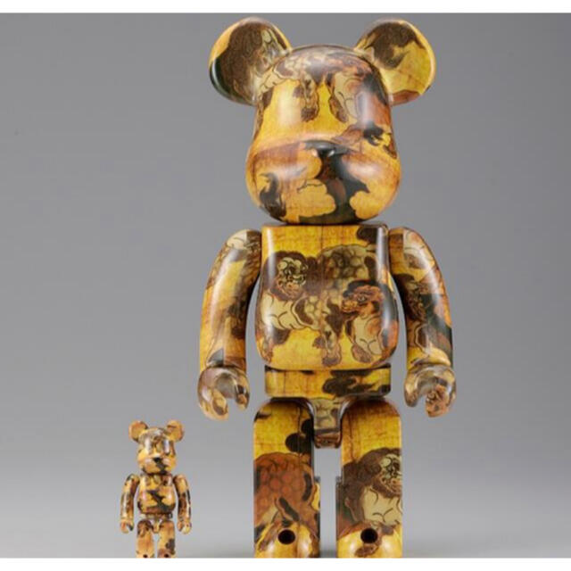 BE@RBRICK 狩野永徳「唐獅子図屏風」 100% ＆ 400%