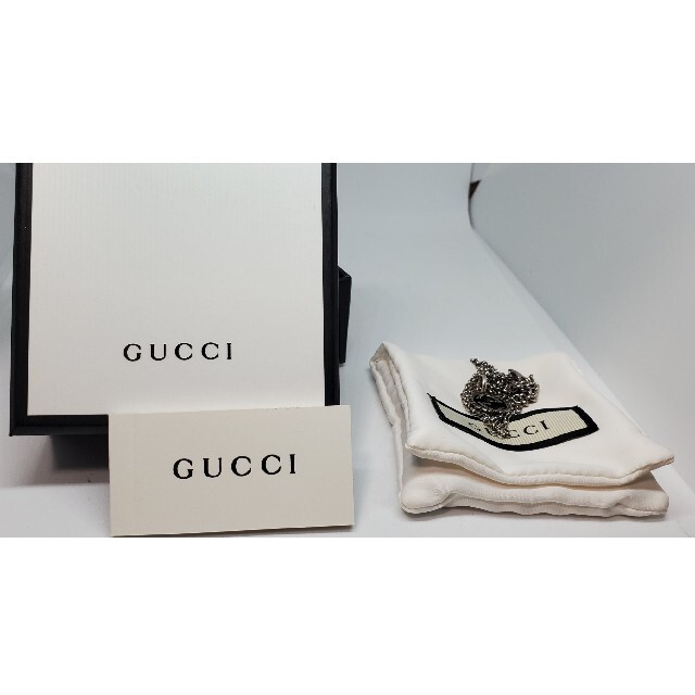 Gucci(グッチ)の【大人気 現行 美品】GUCCI インターロッキングG ネックレス  燻加工 メンズのアクセサリー(ネックレス)の商品写真