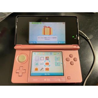 ニンテンドー3DS(ニンテンドー3DS)のニンテンドー3DS ピンク 本体のみ(携帯用ゲーム機本体)