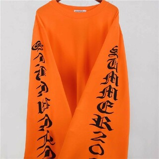 ストリート系 ロンT  M オレンジ 三代目 JSB 韓国(Tシャツ/カットソー(七分/長袖))