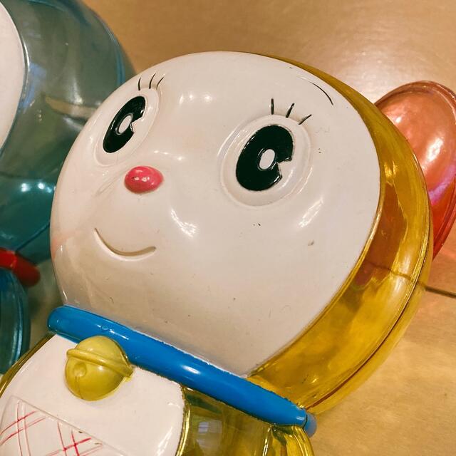 ドラえもん&ドラミちゃん クリスタル 貯金箱の通販 by achu's ドラえもん&ドラミちゃん クリスタル 貯金箱の通販 by achu's