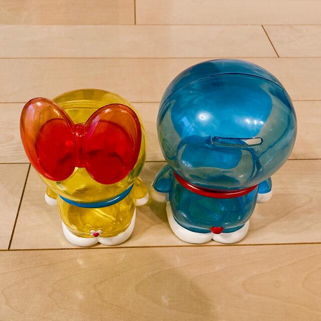 ドラえもん&ドラミちゃん クリスタル 貯金箱の通販 by achu's ドラえもん&ドラミちゃん クリスタル 貯金箱の通販 by achu's