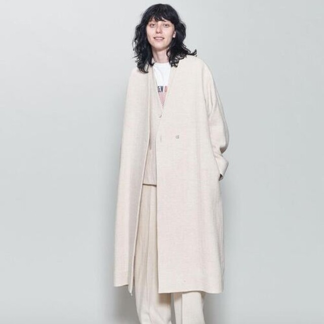 6(ROKU)>HERRINGBONE COAT/コート - ロングコート