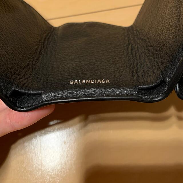 クーポン期間限定！balenciaga ペーパーミニウォレット