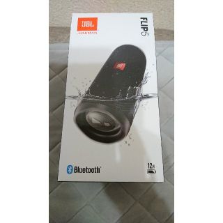 フリップ(Flip)の新品未開封 JBL ワイヤレススピーカー FLIP5 BLACK(スピーカー)