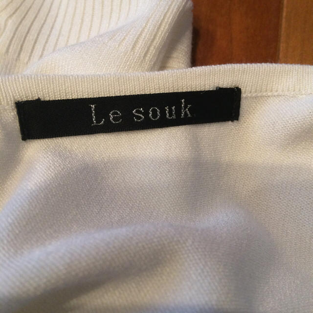 Le souk(ルスーク)の[美品]ルスーク♡袖なしカットソー レディースのトップス(カットソー(半袖/袖なし))の商品写真