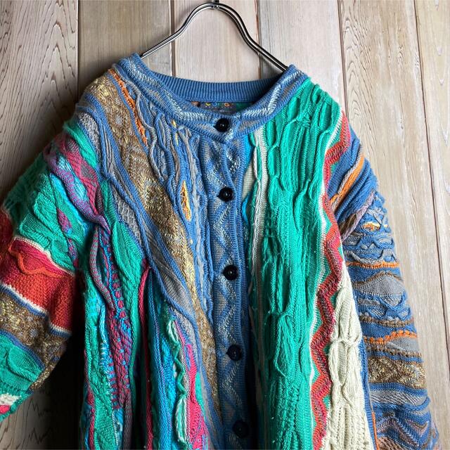 www.haoming.jp - 《派手かわ》クージー COOGI☆3Dニット カーディガン