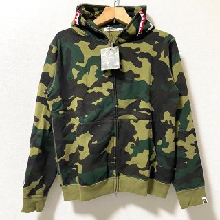 アベイシングエイプ パーカー(メンズ)(グリーン・カーキ/緑色系)の