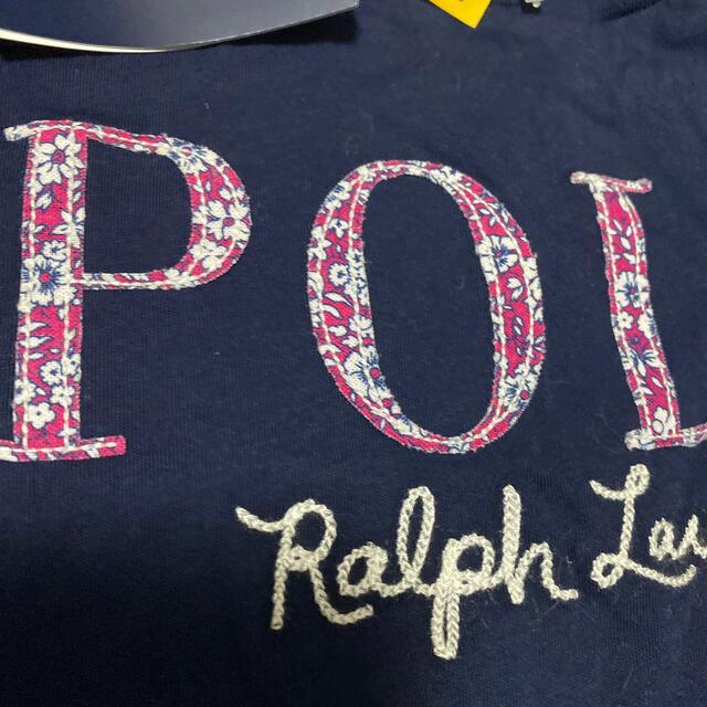 POLO RALPH LAUREN(ポロラルフローレン)の新品　未使用　ポロ　ラルフローレン　女の子　ロンT  120cm 長袖 キッズ/ベビー/マタニティのキッズ服女の子用(90cm~)(Tシャツ/カットソー)の商品写真