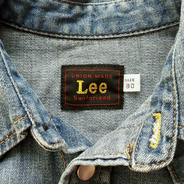 Lee(リー)のLee デニムシャツ 90 キッズ/ベビー/マタニティのキッズ服男の子用(90cm~)(ブラウス)の商品写真