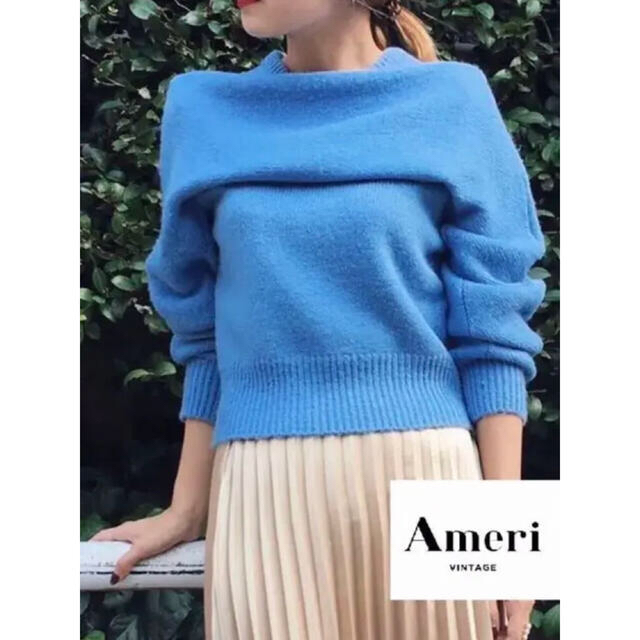 Ameri VINTAGE(アメリヴィンテージ)のアメリヴィンテージ　NOVEL PULL OVER KNIT レディースのトップス(ニット/セーター)の商品写真