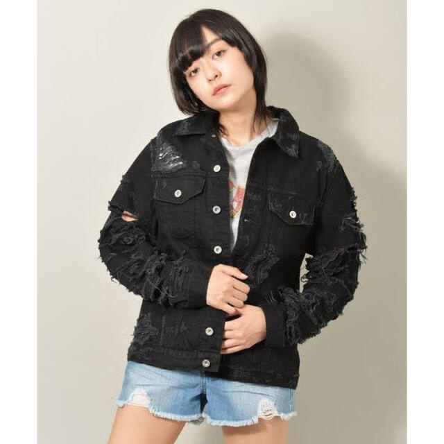 【新品未使用・国内正規品】DIESEL ダメージディテール デニムジャケット