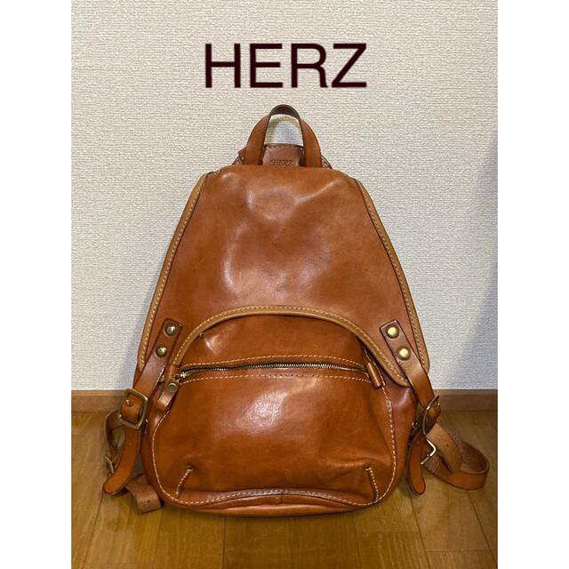 HERZ(ヘルツ)のHERZ  ヒコーキのりリュック 本革リュック メンズのバッグ(バッグパック/リュック)の商品写真