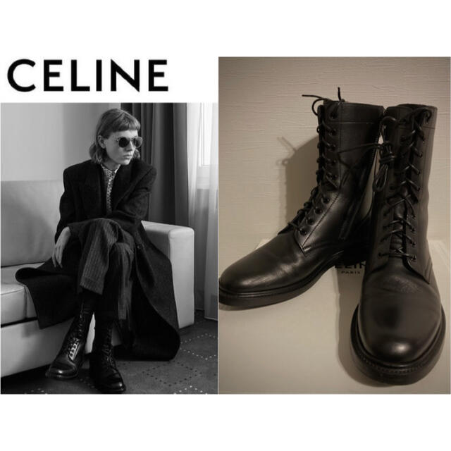 celine - celine セリーヌ 19AW レンジャーブーツ コンバットブーツ