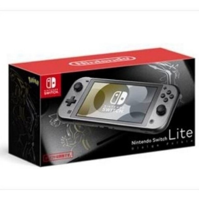 Nintendo Switch(ニンテンドースイッチ)のニンテンドースイッチライト　ディアルガ・パルキア エンタメ/ホビーのゲームソフト/ゲーム機本体(携帯用ゲーム機本体)の商品写真