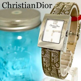 クリスチャンディオール(Christian Dior)の275 クリスチャンディオール時計　レディース腕時計　ホワイトシェル　スクエア(腕時計)