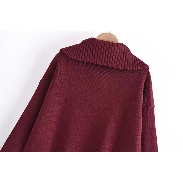 ZARA(ザラ)の❄️1月新作☃️7210◆ジッパー襟 ニット セーター レディースのトップス(ニット/セーター)の商品写真