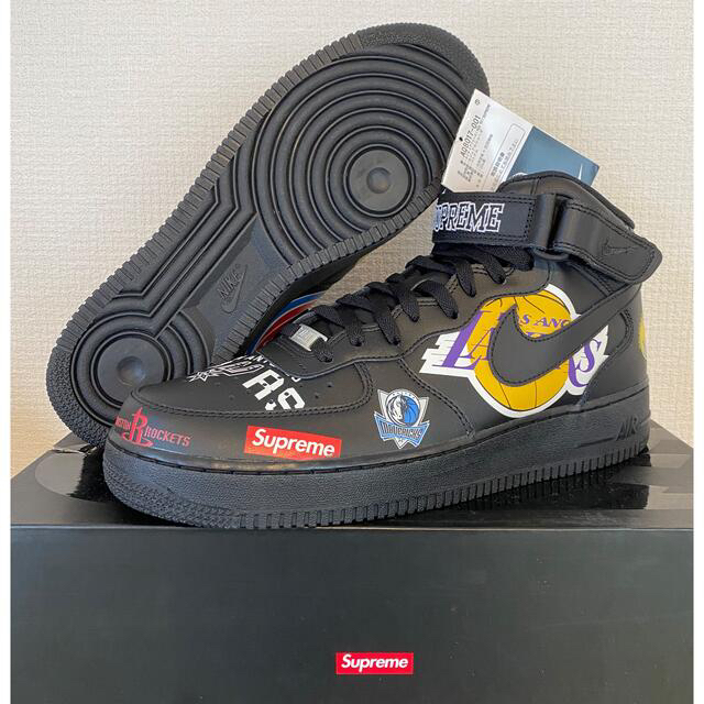 新品 29cm Supreme NIKE air force 1 Black