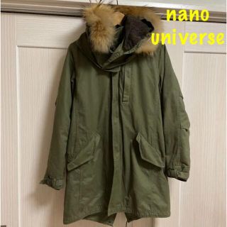 nano・universe　3WAYモッズコート  カーキー  サイズM相当