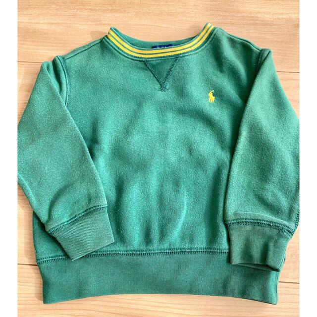 POLO RALPH LAUREN(ポロラルフローレン)のRalph☆ラルフローレン トレーナー★グリーン 3T キッズ/ベビー/マタニティのキッズ服男の子用(90cm~)(Tシャツ/カットソー)の商品写真