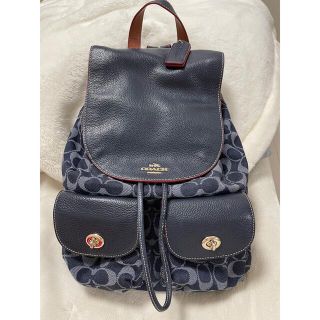 コーチ(COACH)の美品　コーチ　バッグパック(リュック/バックパック)