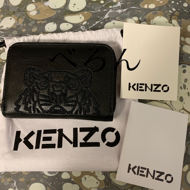【超新作】 ケンゾー 【正規品】KENZO - KENZO タイガー コインケース ロゴ コインケース+小銭入れ