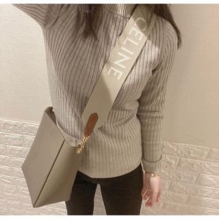 CELINE☆ジャカード ロングストラップ