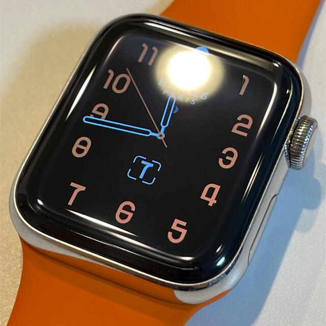 Apple Watch 4 エルメス HERMES ドゥーブルトゥール付 極美品 | www