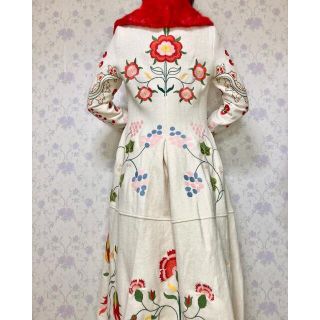刺繍が素敵なコート💐(ロングコート)